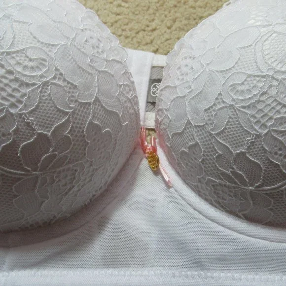 NWT push up babydoll  & panty white set L - Picture 6 of 16